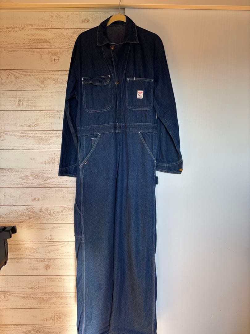 POINTER BRAND 濃紺 デニム オーバーオール つなぎ 80〜90s
