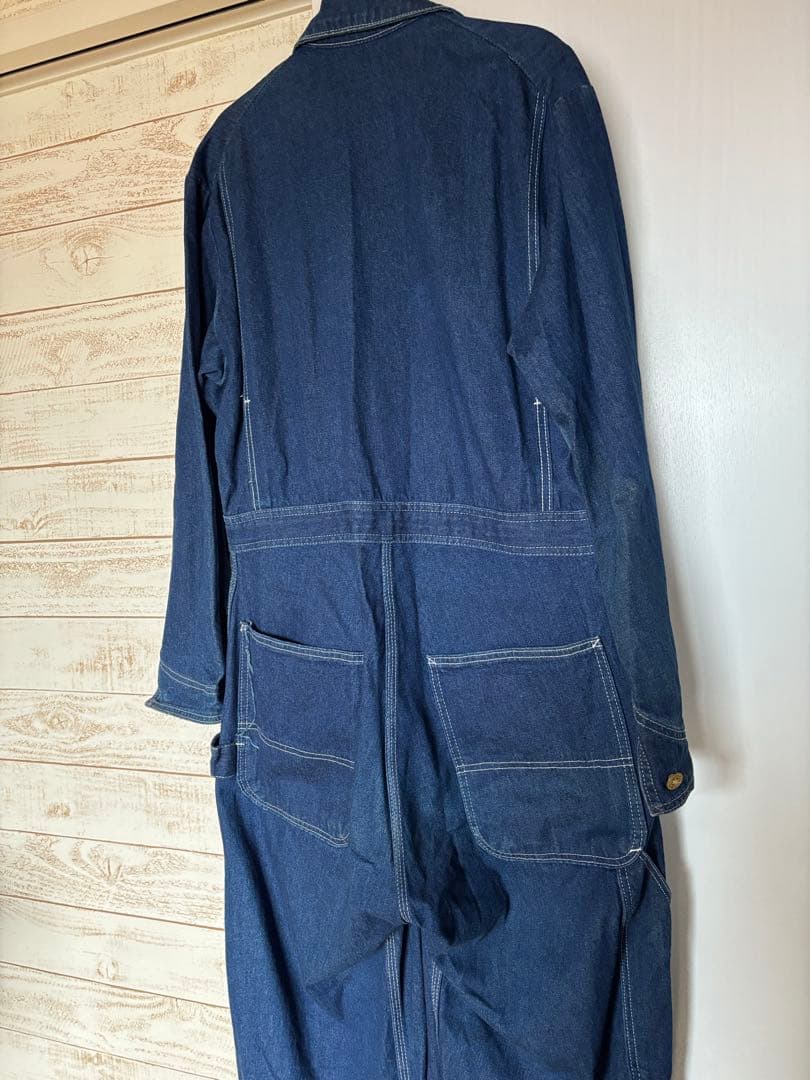 POINTER BRAND 濃紺 デニム オーバーオール つなぎ 80〜90s