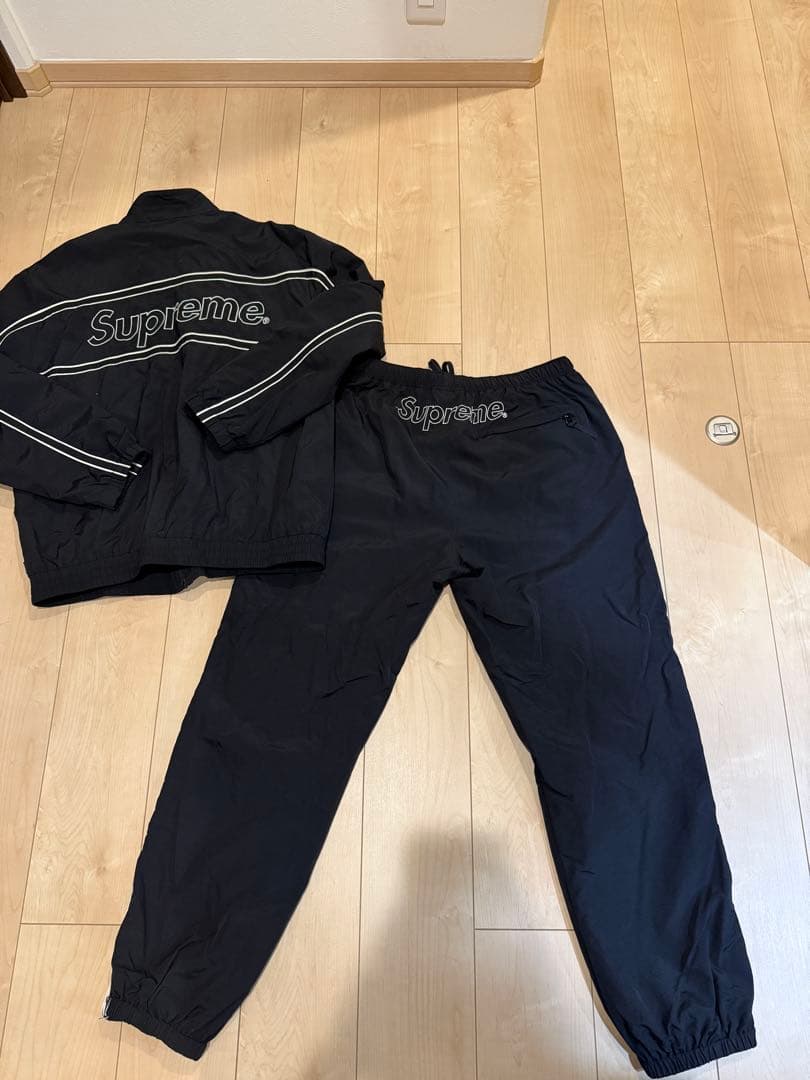 Supreme セットアップ　トラックジャケット、トラックパンツセット　17aw