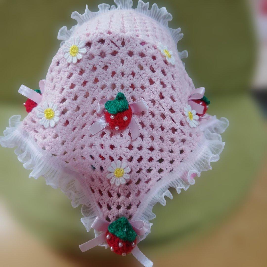 1点物いちごバブーシュカミルクリームAngelic Pretty