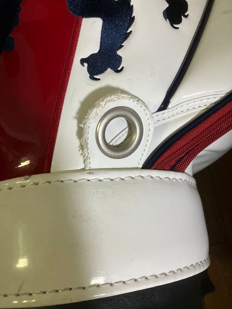 Admiral キャディバッグ ホワイト/レッド