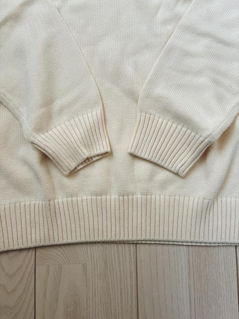 【新品】ポロラルフローレン クォータージップ セーターL