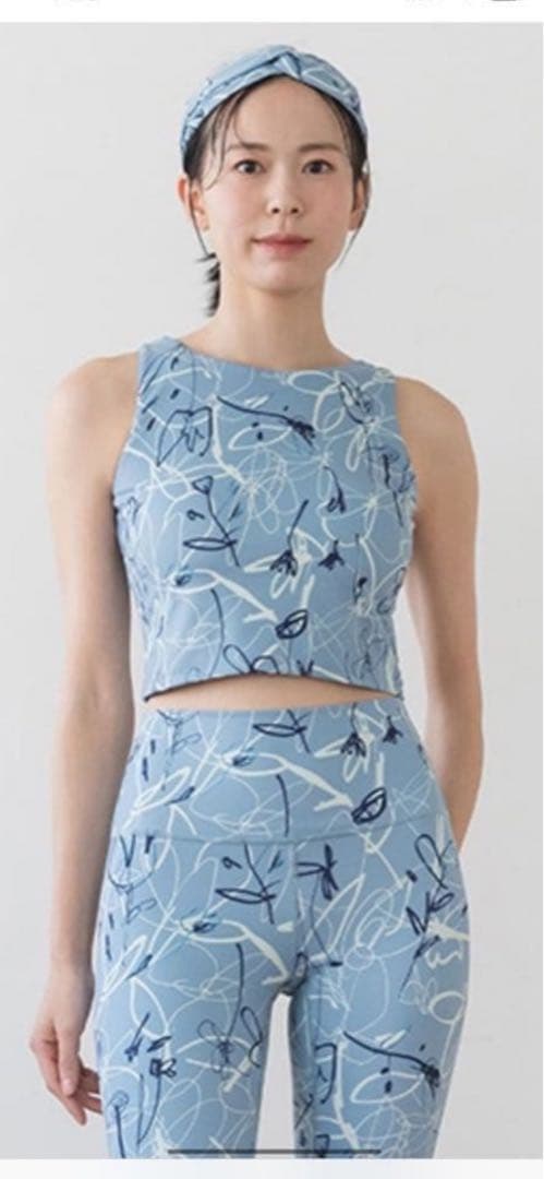 【SUKALA】 リボンフラワーヨガウエア3点セット Mサイズ