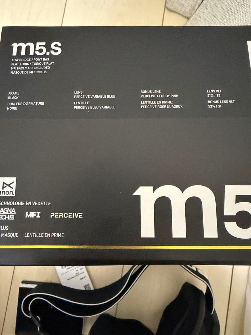 【未使用品】ANON M5S ローブリッジフィットゴーグル　フェイスマスク付