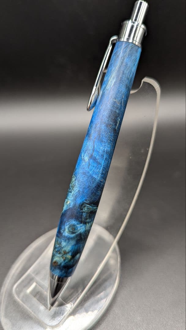 312ペン工房翌檜　スタビライズドウッドバーチバール　木軸シャーペン　ボールペン