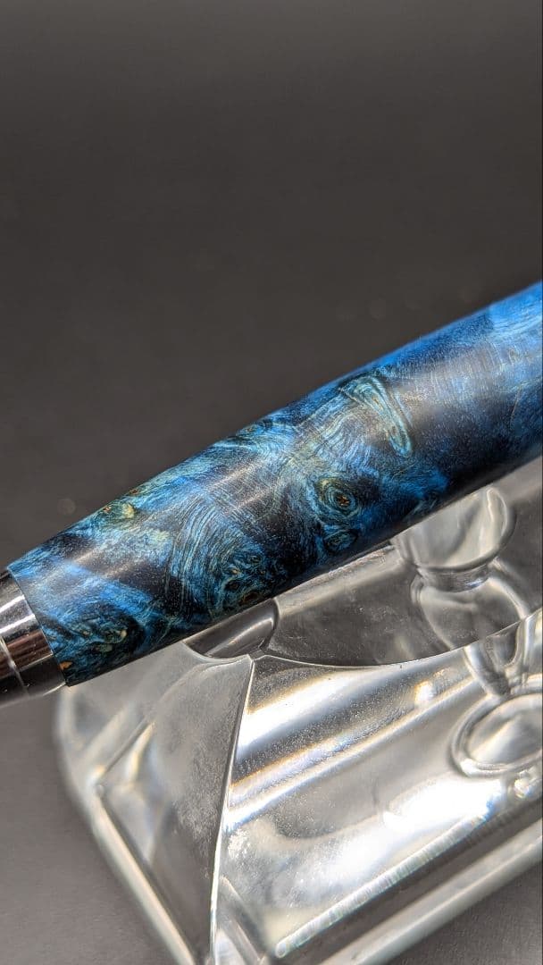 312ペン工房翌檜　スタビライズドウッドバーチバール　木軸シャーペン　ボールペン