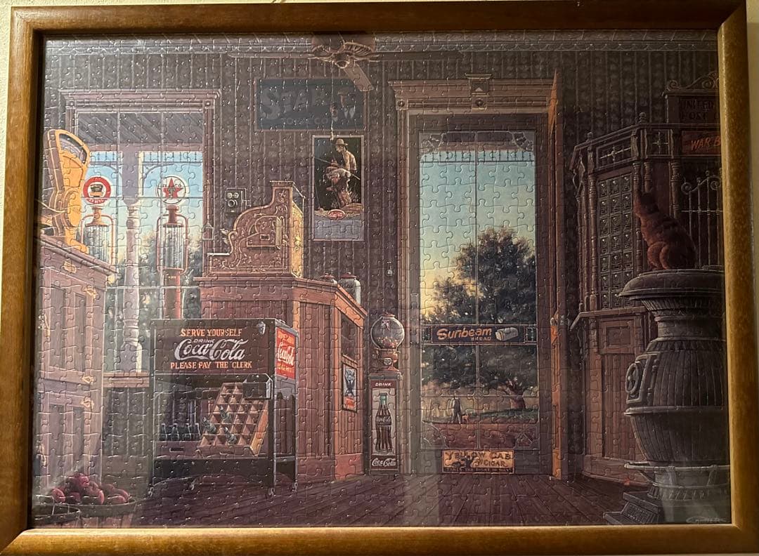 ヴィンテージジグソーパズル　Coca-Cola 【完成品】