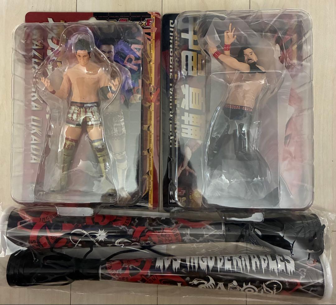 プロレスフィギュアセット オカダカズチカ、中邑真輔