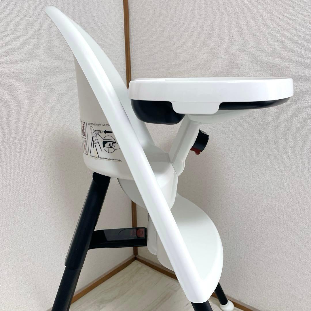 美品 BABYBJÖRN ハイチェア ベビーチェア ホワイト ブラック