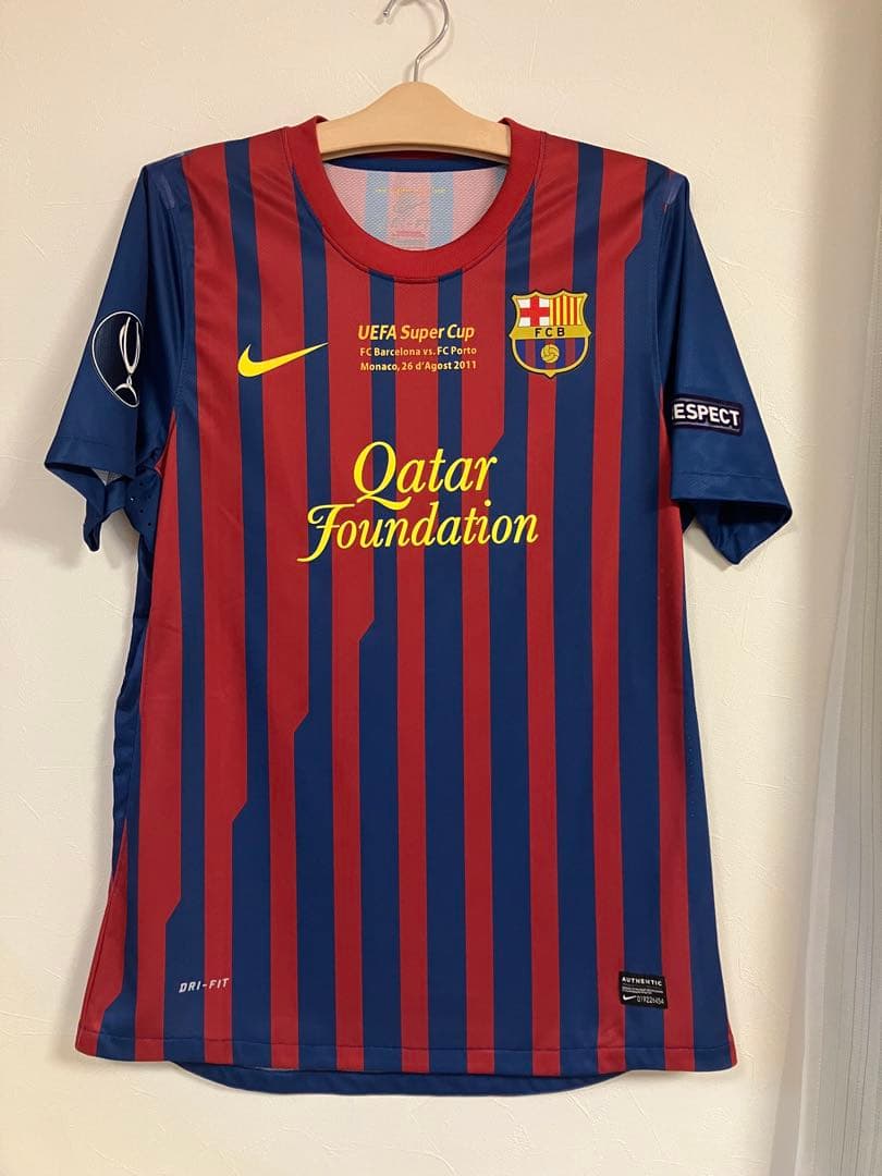 支給品バルセロナメッシユニフォーム　アルゼンチン代表　スーパーカップ決勝2011