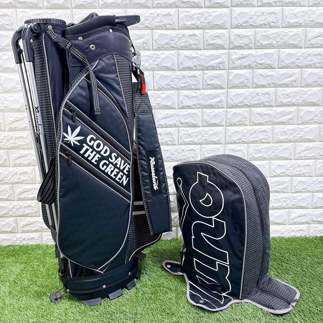 新品未使用 Russeluno ラッセルノ　キャディバッグ　スタンドバック 黒