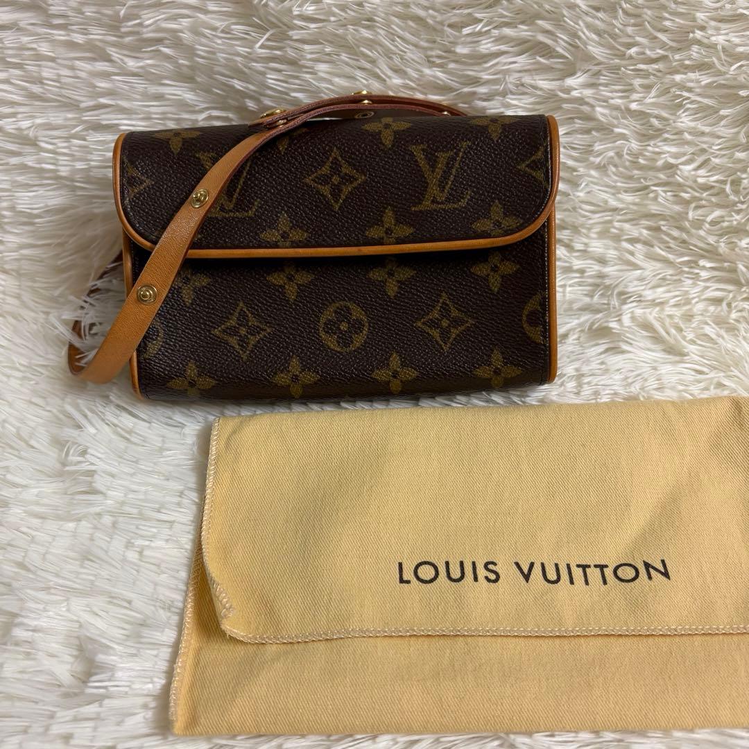 ルイヴィトン　フロランティーヌ　ウエストバッグ　モノグラム　ポシェット　カバン