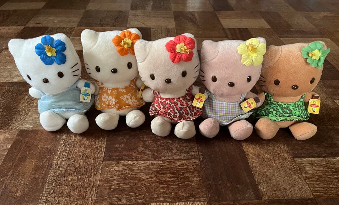 希少！日焼けキティ ぬいぐるみ 10体セット