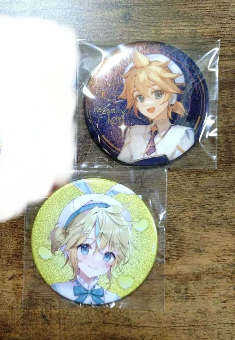 鏡音レン 缶バッジ スイーツ 楽天コレクション グリッター 磁力賞 星祈の夜