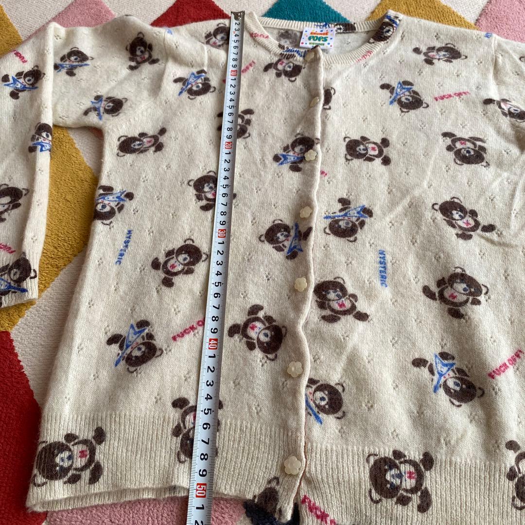 hysteric glamor GRUNGE POPS ニットカーディガン