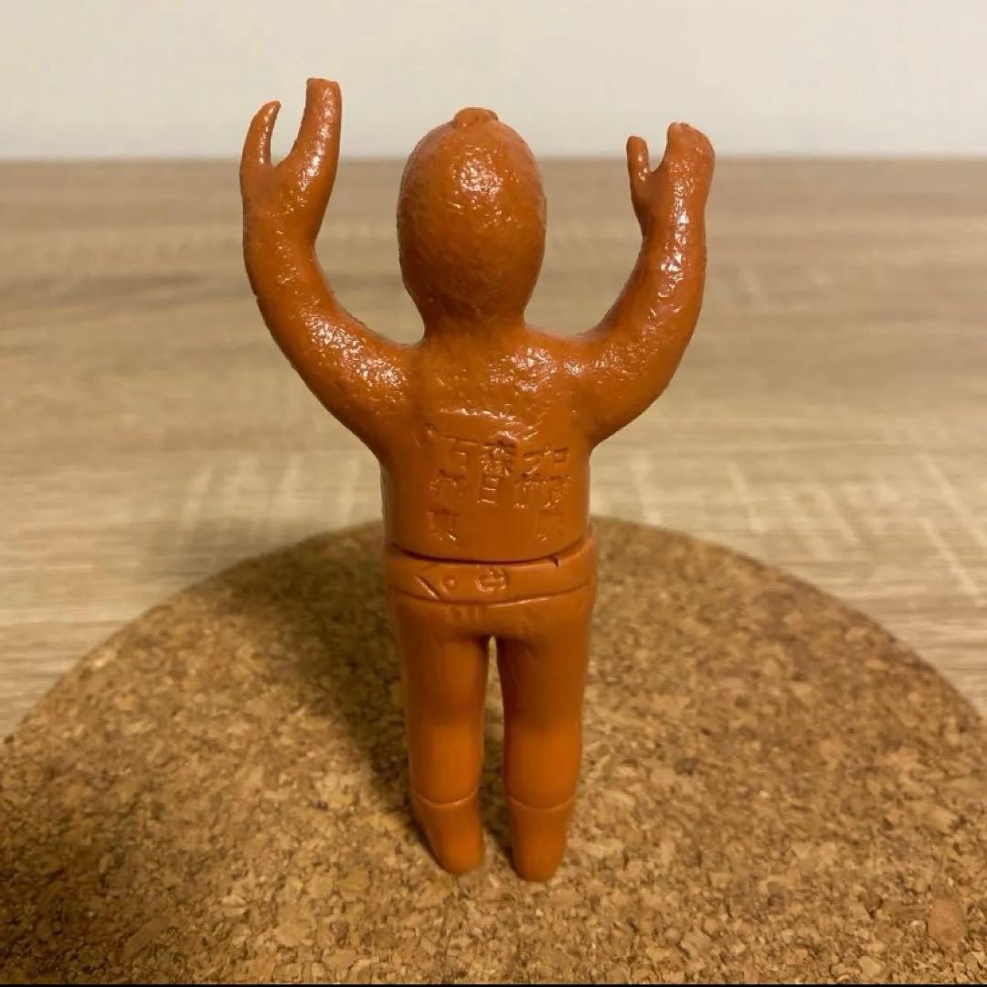 当時物　昭和レトロ　旧バンダイ ミニソフビ 仮面ライダーサソリ男　石森プロ　東映