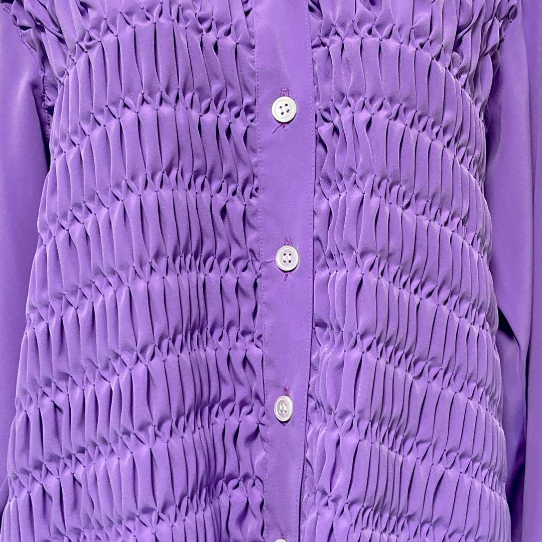 【ムー品】ATSURO TAYAMA 】ブラウス　フリルギャザー　パリコレ