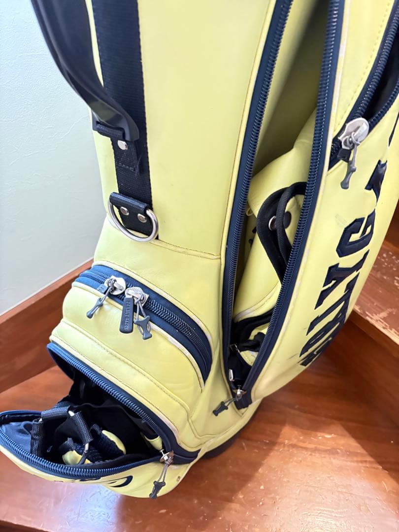 PEARLY GATES キャディバッグ ＆ヘッドカバーセット89 イエロー