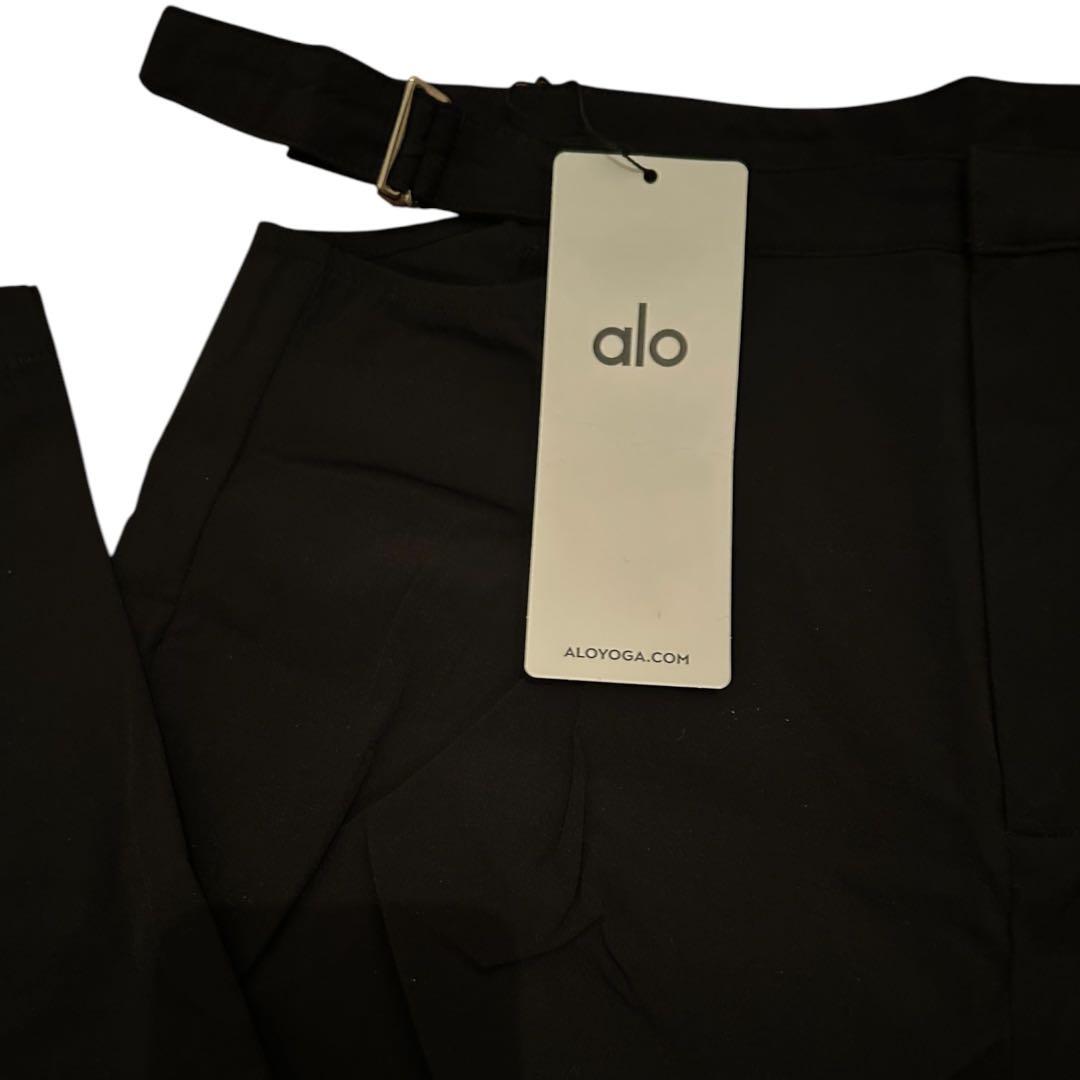 ALO Yogaミッドライズ ショーダウン トラウザー ブラック　S
