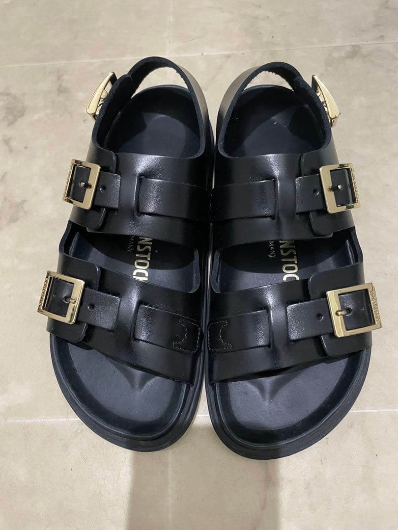 Birkenstock Cannes ブラック　ビルケンシュトック　ナロー36
