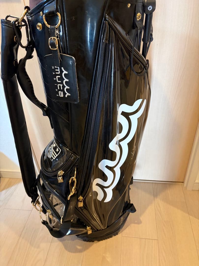 muta ゴルフキャディバッグ 黒 8