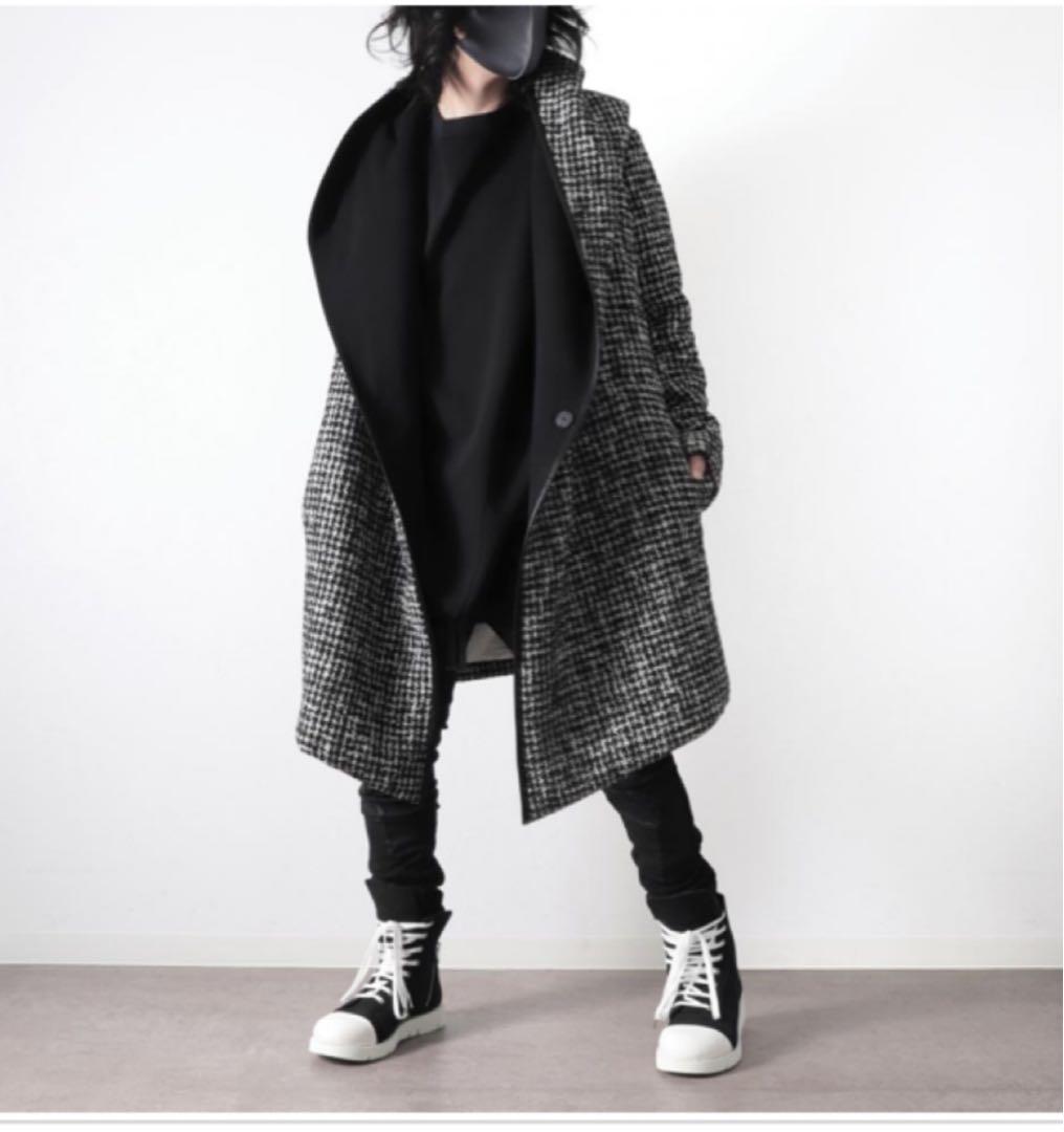 超美品バジュラ　bajra ソフトツイード　パテッドコート