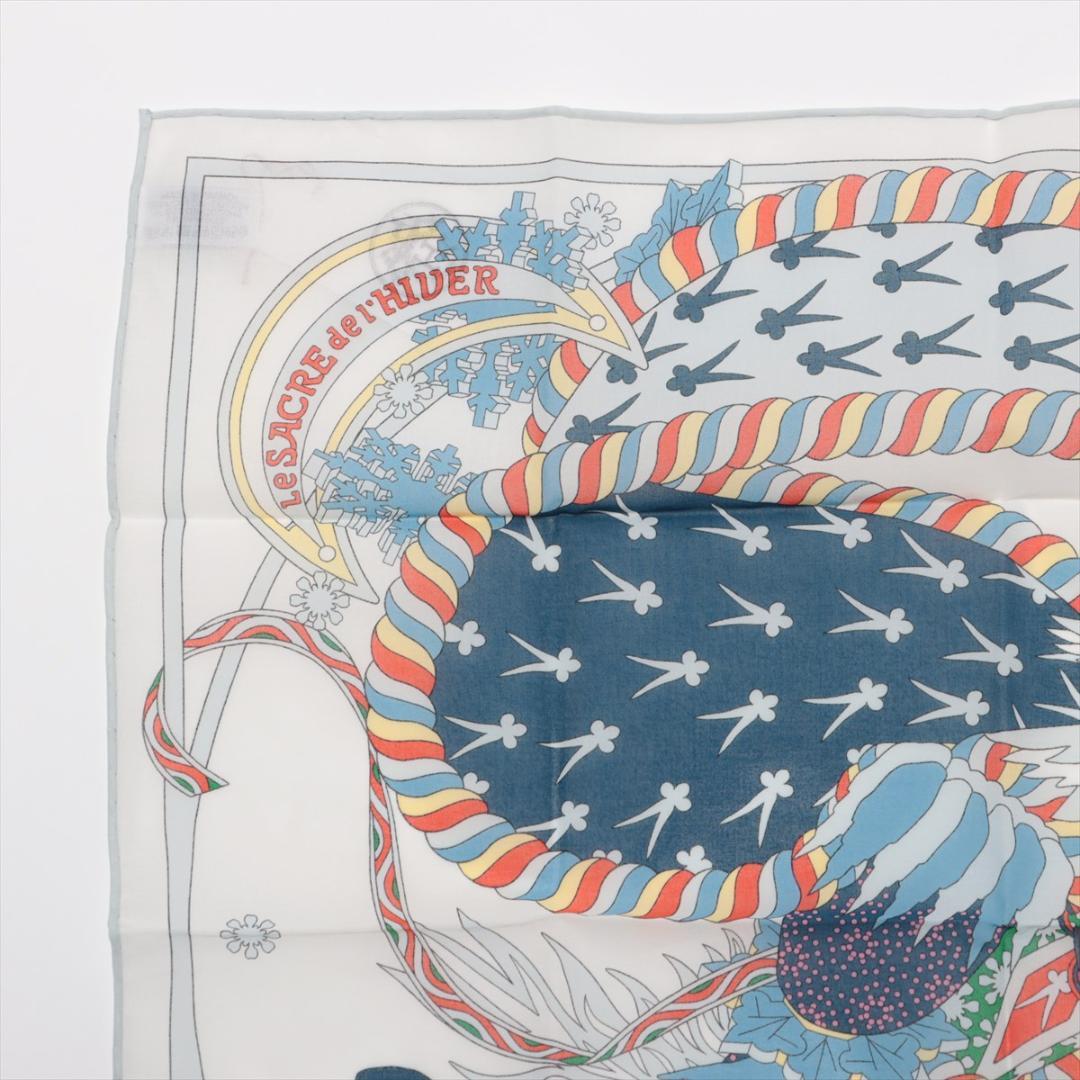 【ほぼ未使用】エルメス カレ45 冬の祭典Le Sacre de l’Hiver