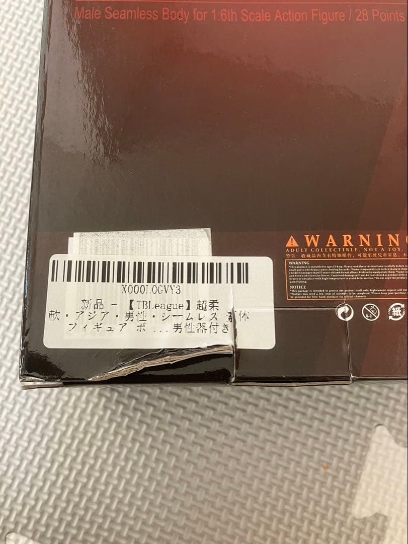 1/6 12インチ シームレス　素体　男性②