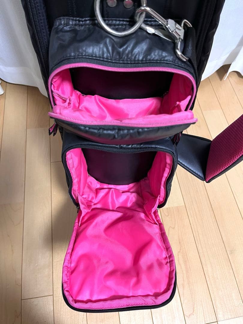 Callaway キャロウェイ ゴルフ キャディバッグ 黒 ピンク レディース