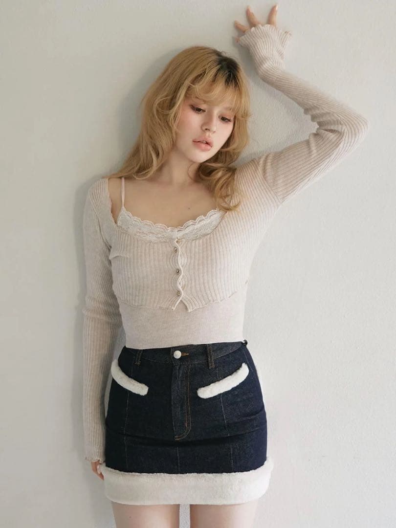 トップス Maisie lace camisole set andmary