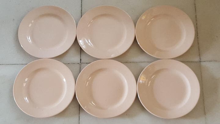 フランス製　アンティーク（150年以上）　皿　「FF」6枚セット