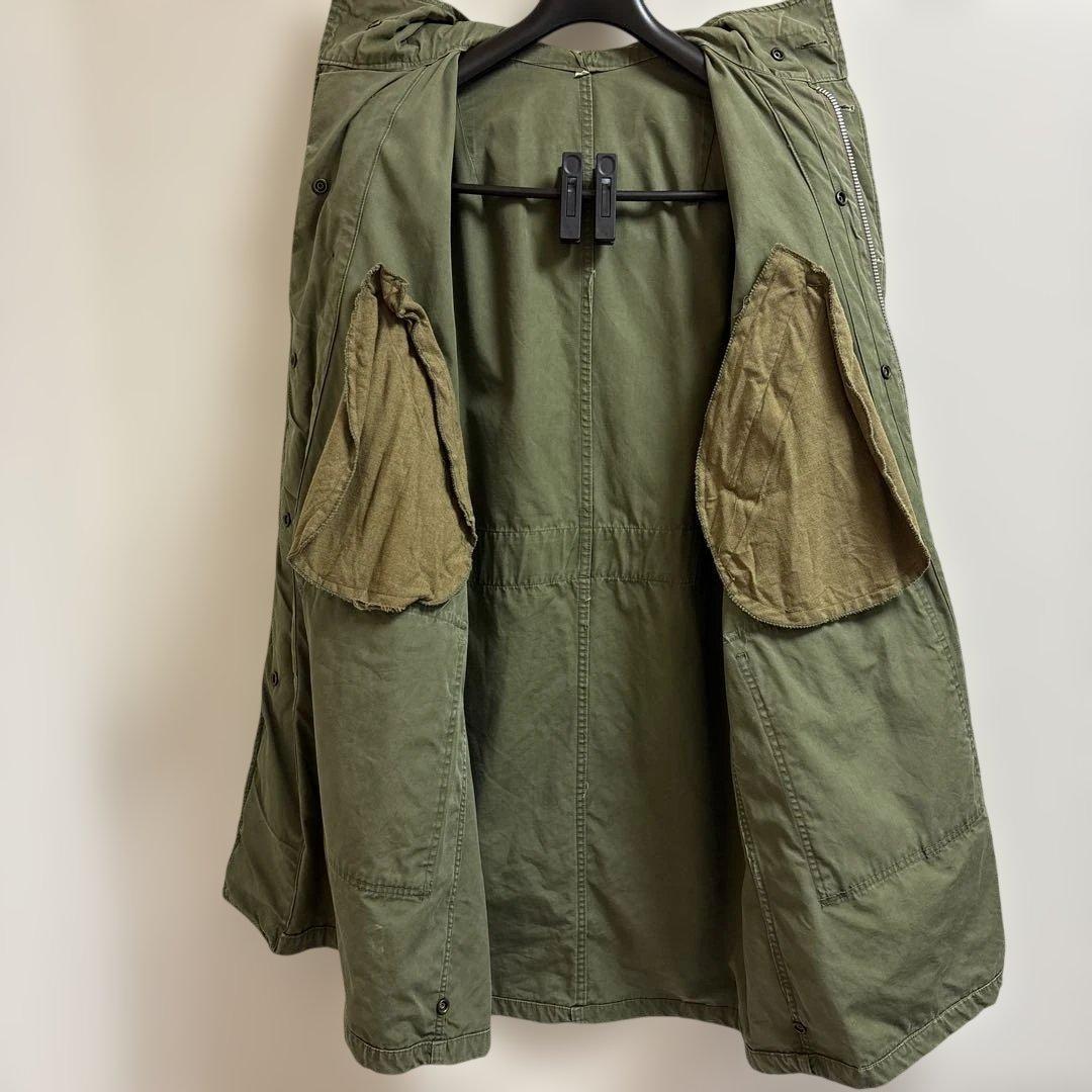 【希少】US.ARMY 40s M47 アルミジップ モッズコート S
