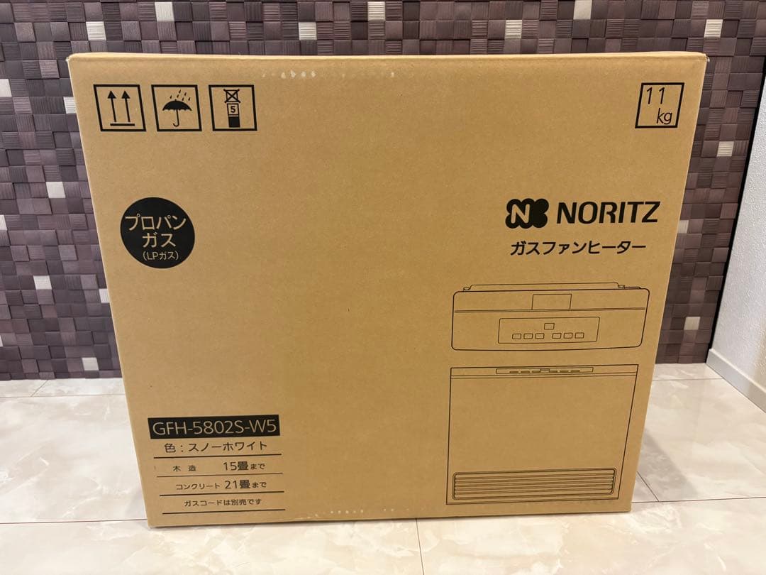 マネーの虎様⭐︎ ノーリツ　ガスファンヒーター　GFH-5802S-W5