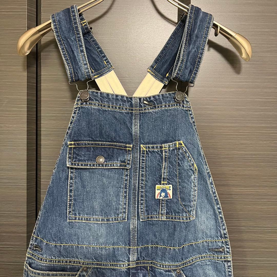 ヒステリックグラマー デニムオーバーオール インディゴ Sサイズ 中古