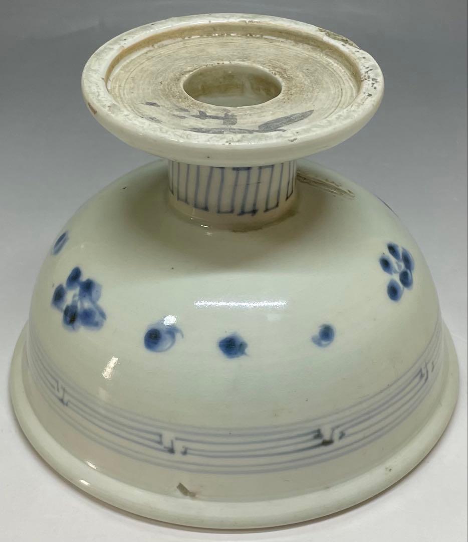 古伊万里　染付　盃洗　杯洗 　e461