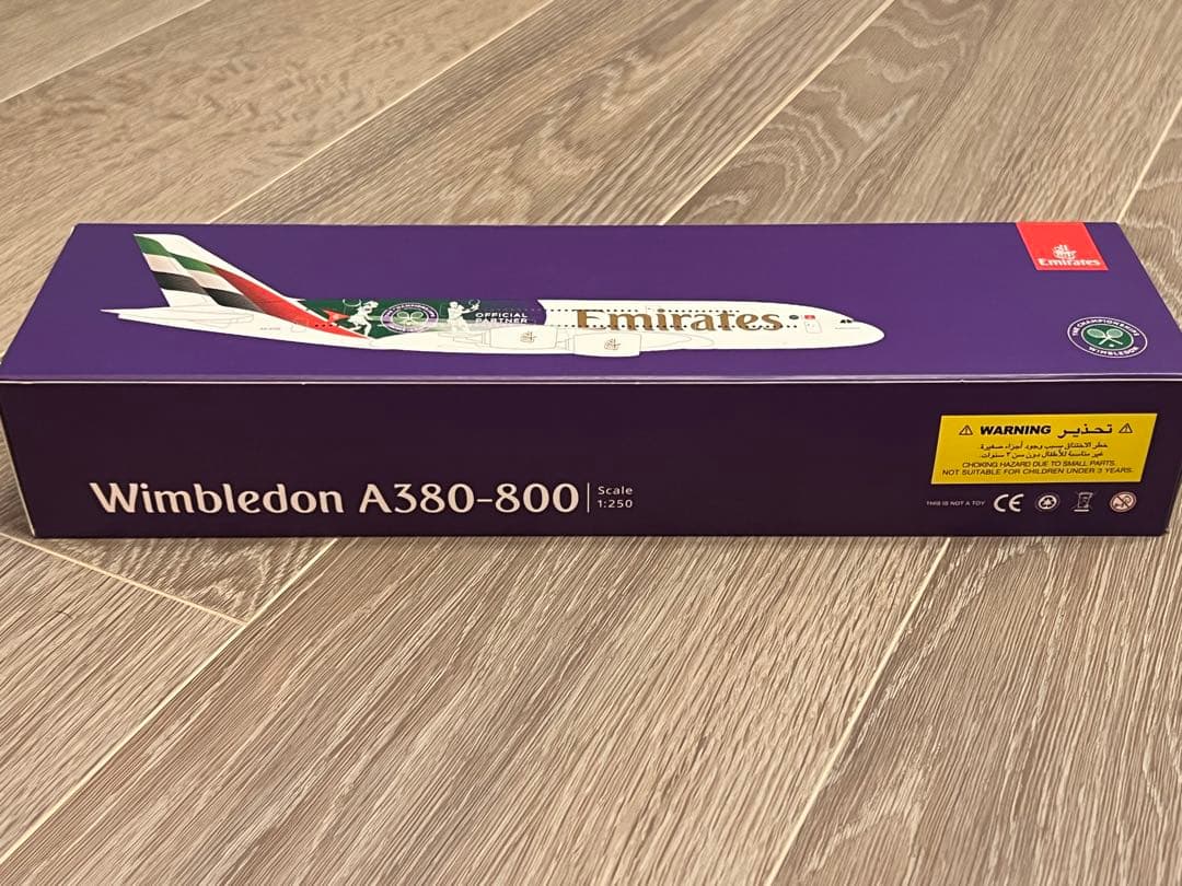 【限定品】エミレーツ航空オフィシャル模型 ウィンブルドン エアバス A380