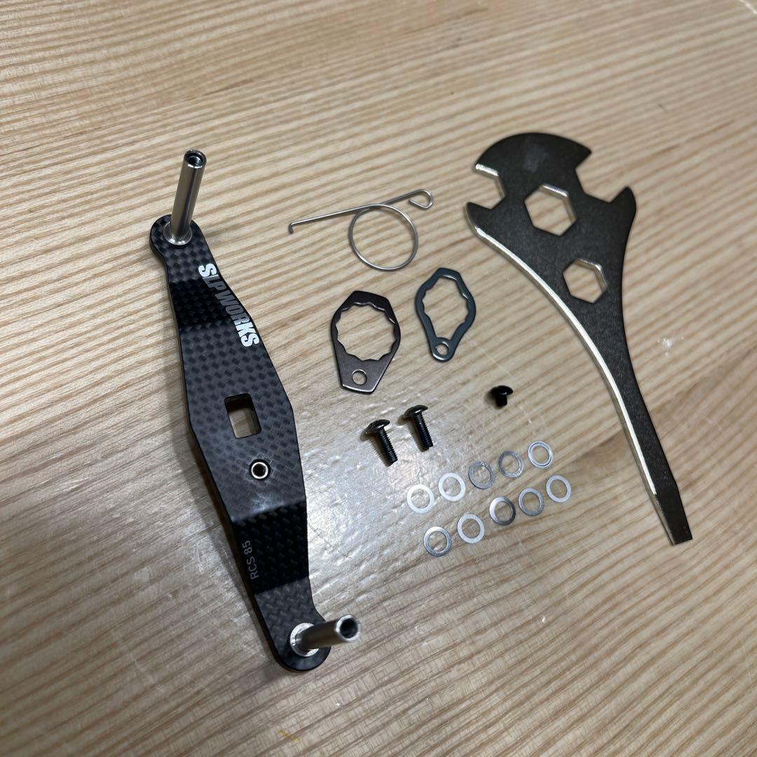 バド男　SLP WORKS 23RCSB カーボンクランクハンドル85mm