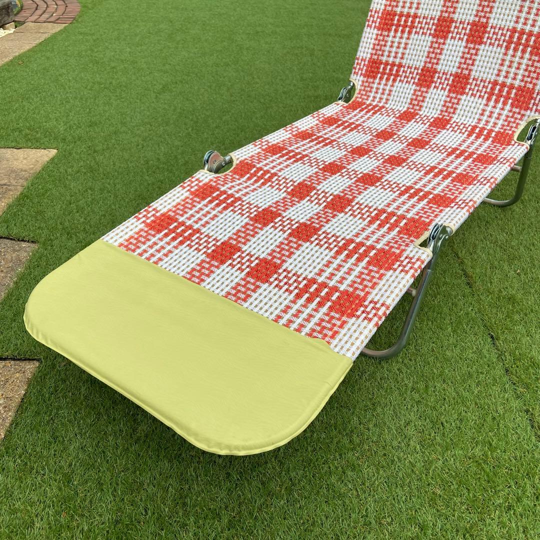 昭和レトロ　ビーチベッド　チューブベッド　サマーベッド　お風呂上がりにも