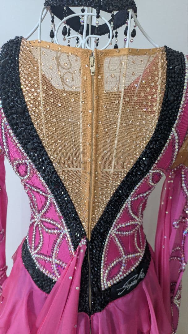 社交ダンス　スタンダードドレス　フジタ製