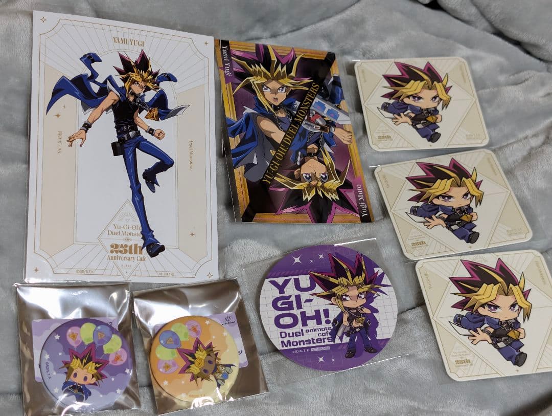 遊戯 デュエルモンスターズ 闇遊戯 コースター ブロマイド 缶バッジ