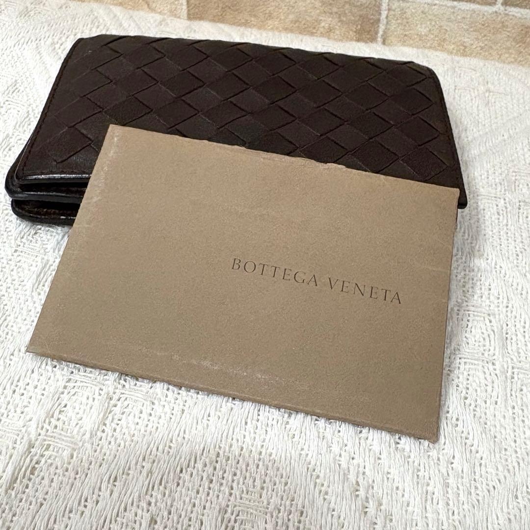 ボッテガヴェネタ イントレチャート ブラウン 名刺入れ【60】