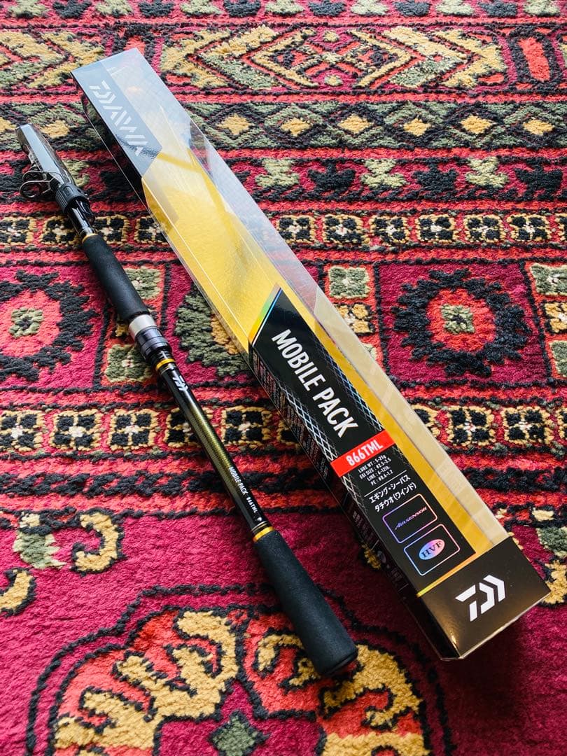 美品 Daiwa モバイルパック 866TML 振り出し竿