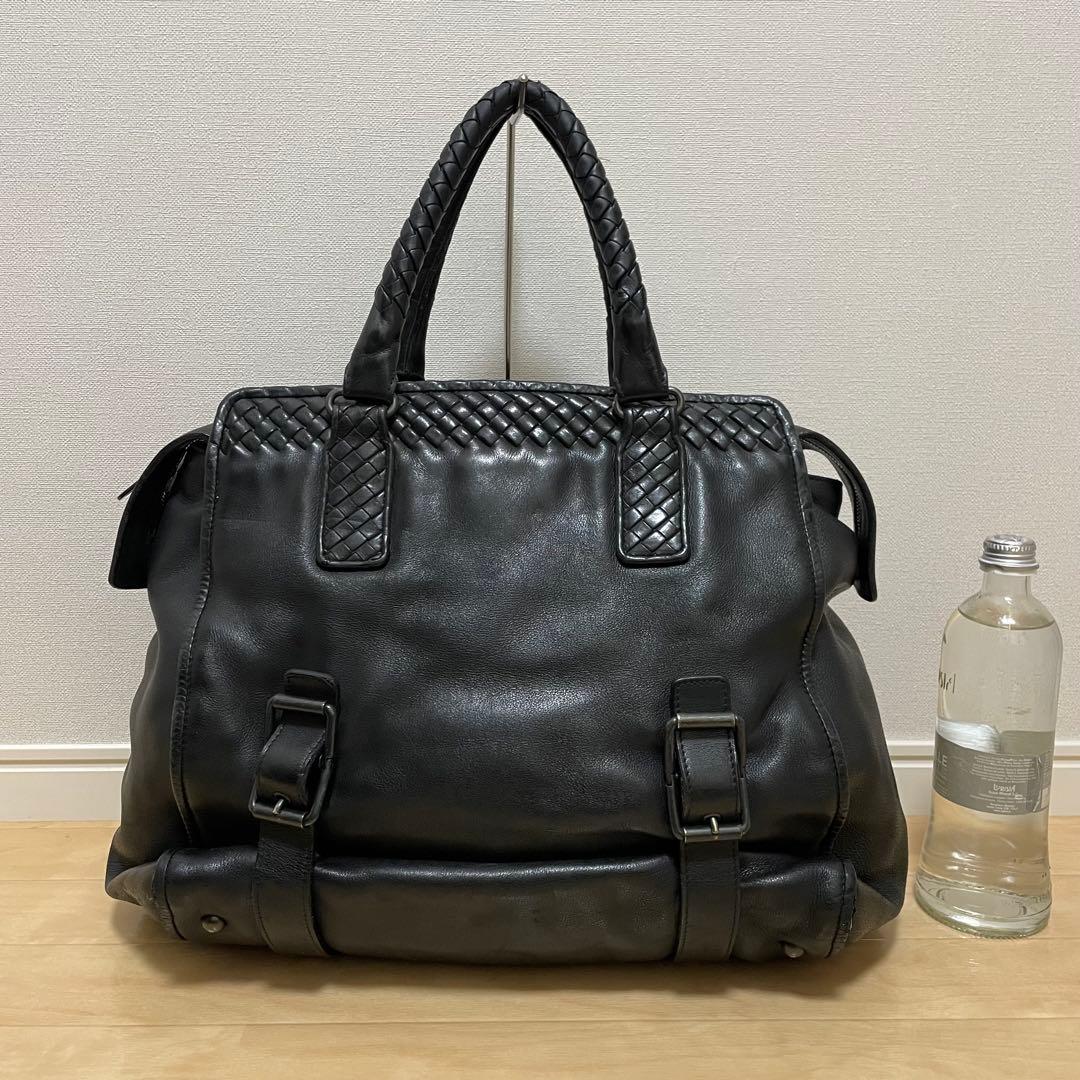■BOTTEGA VENETA（ボッテガ）良品 /ハンドバッグ/ ブラック 黒