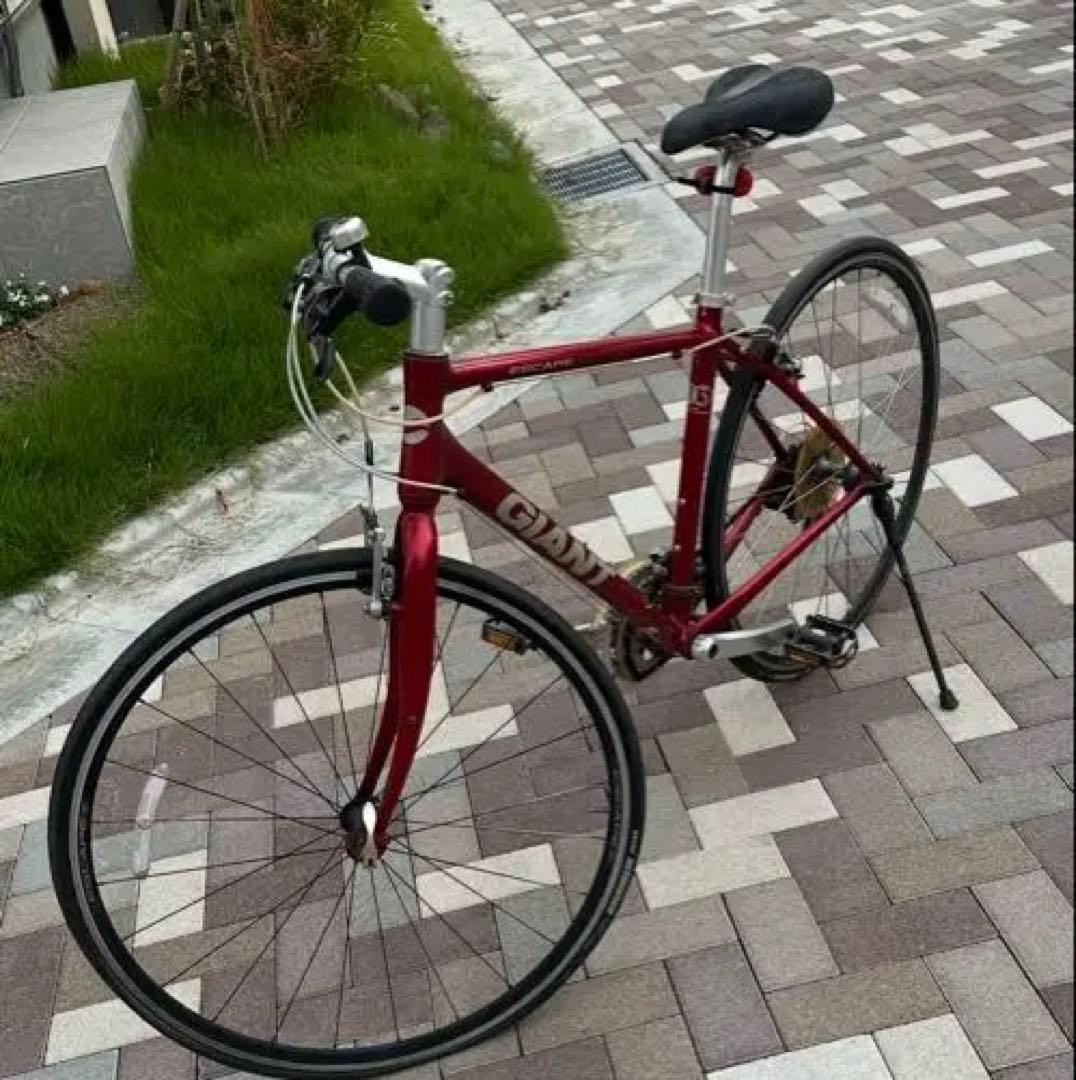 giant クロスバイク レッド