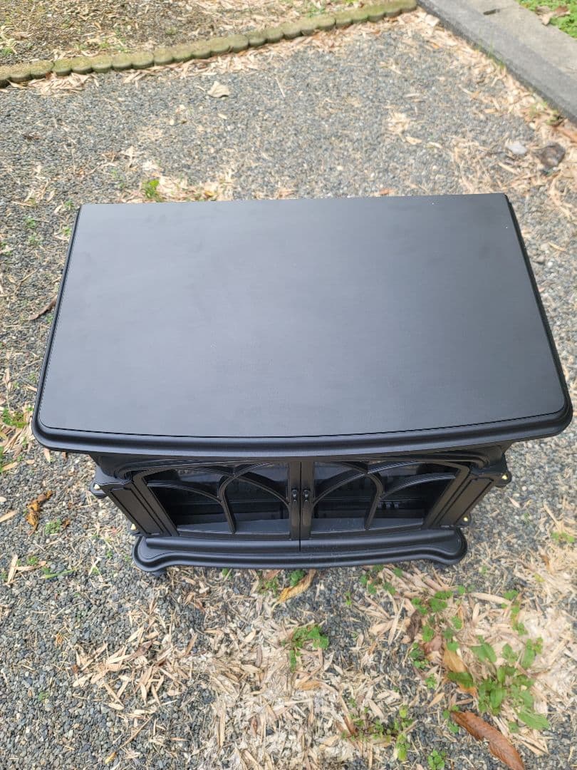 美品 ワイド暖炉型ファンヒーター 2017年 BLT-999B-3-BK ニトリ