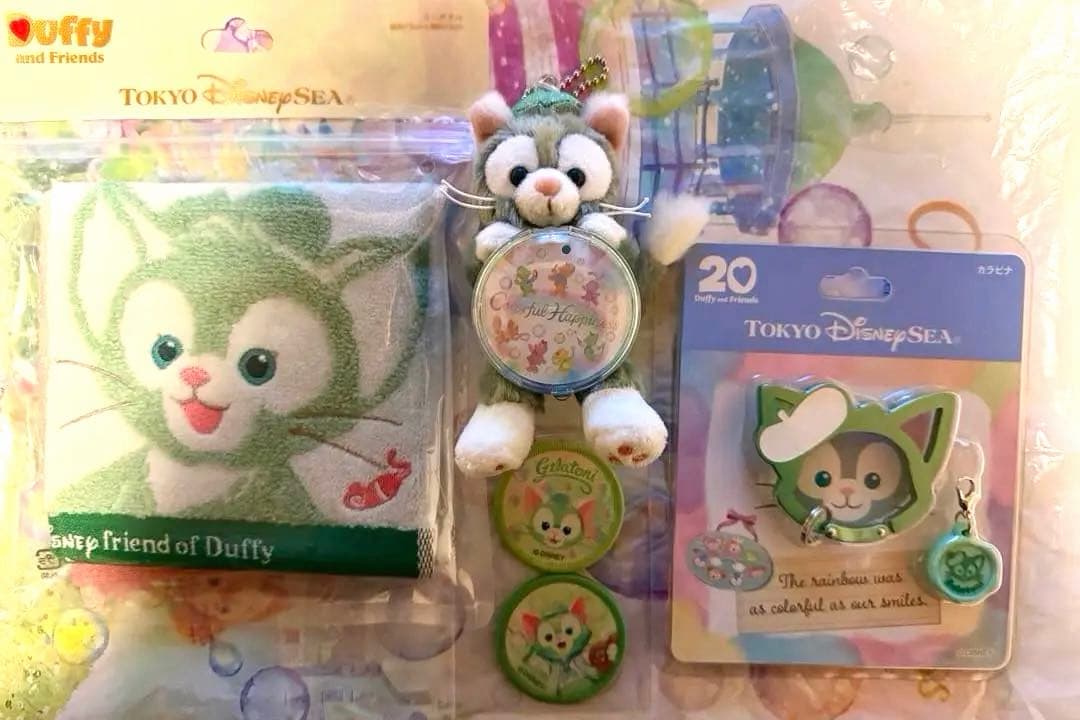 東京ディズニーシー ジェラトーニ カラビナ 20周年 セット