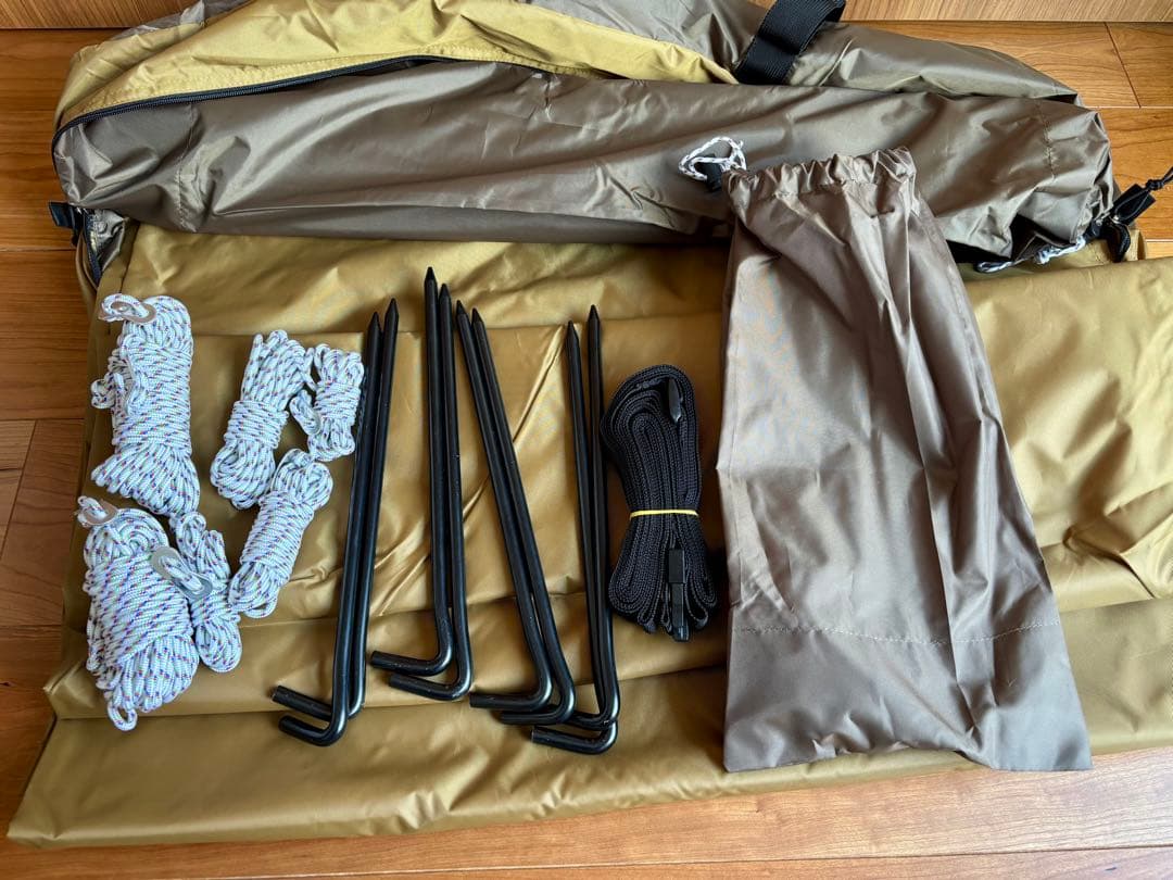 【未使用品】　 peak エントリーパックTT テント・タープセット