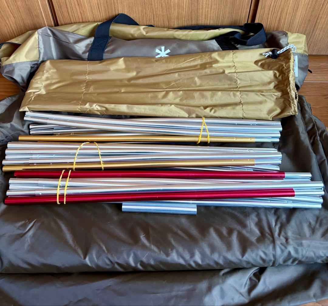 【未使用品】　 peak エントリーパックTT テント・タープセット