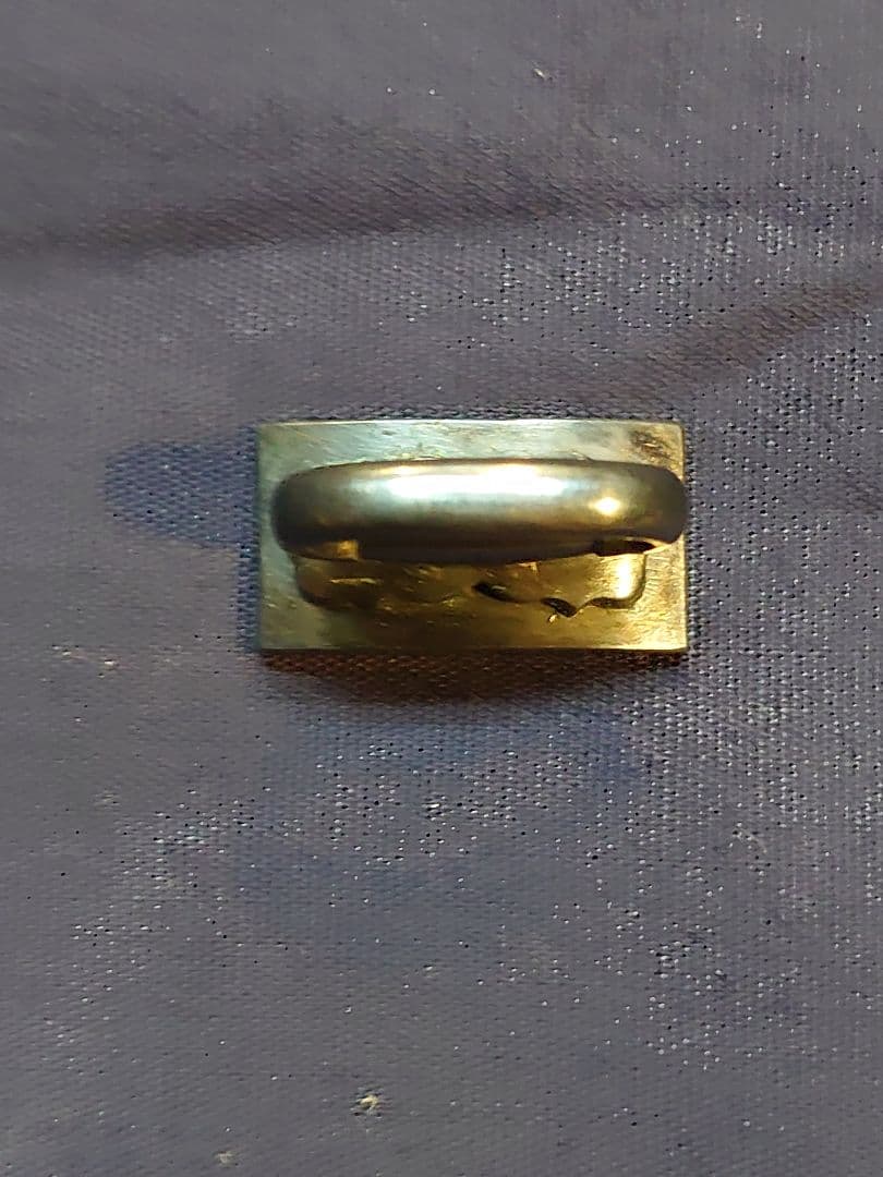 小柄小刀の拵え用に仏具金具師制作、栗形