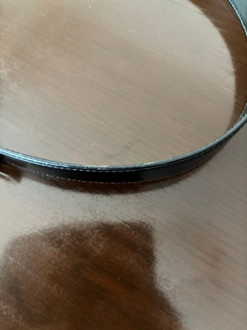 Salvatore Ferragamo 黒レザー ベルト S